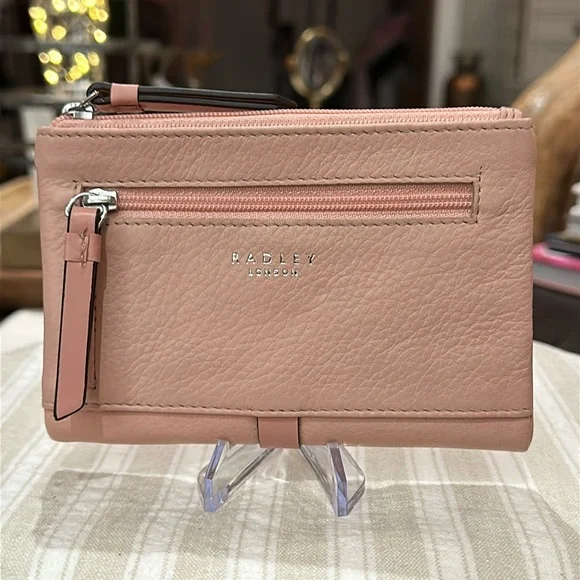 Authentic Radley London West View Medium Bifold Leather Wallet in Pink 🩷 - Picture 16 of 16